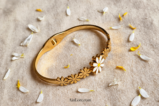 Sunshine Daisy Anti-Tarnish Stainless steel Kada