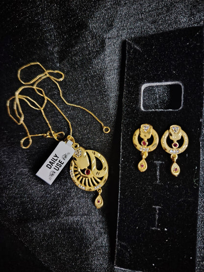 Round Pendant chain set