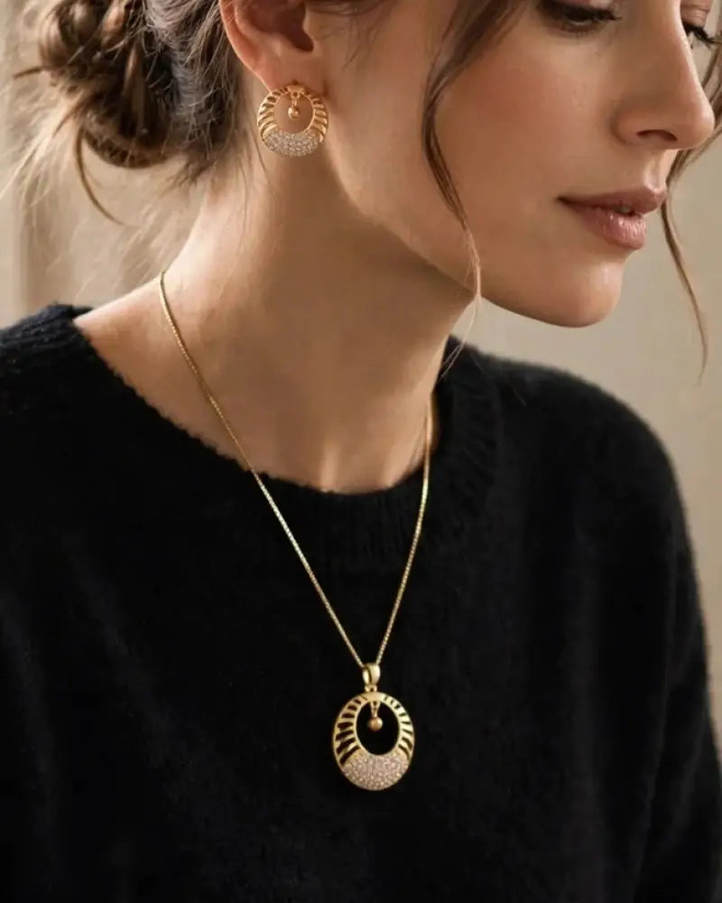 AinLore Celestial Circle Pendant Set - Pendant Set