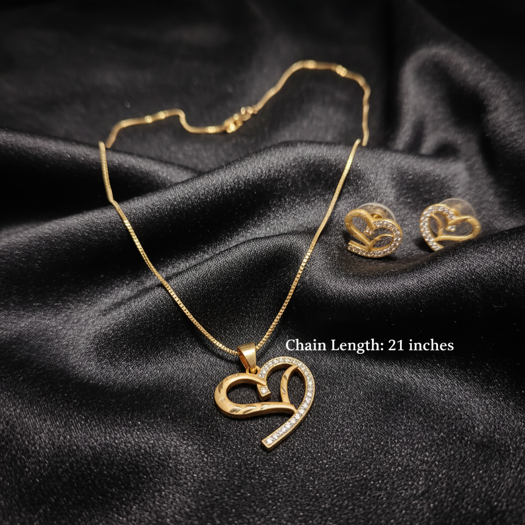 Chain & Pendant Separate - 21 Inches