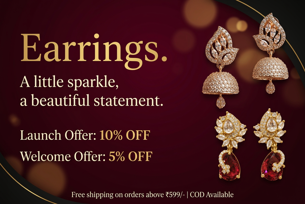 Earrings collection banner