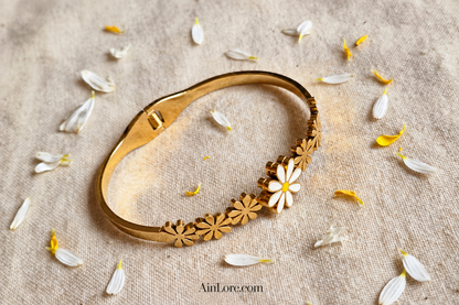 Sunshine Daisy Anti-Tarnish Stainless steel Kada