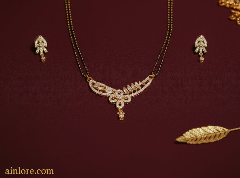 Seraphine Diamond Mangalsutra Set