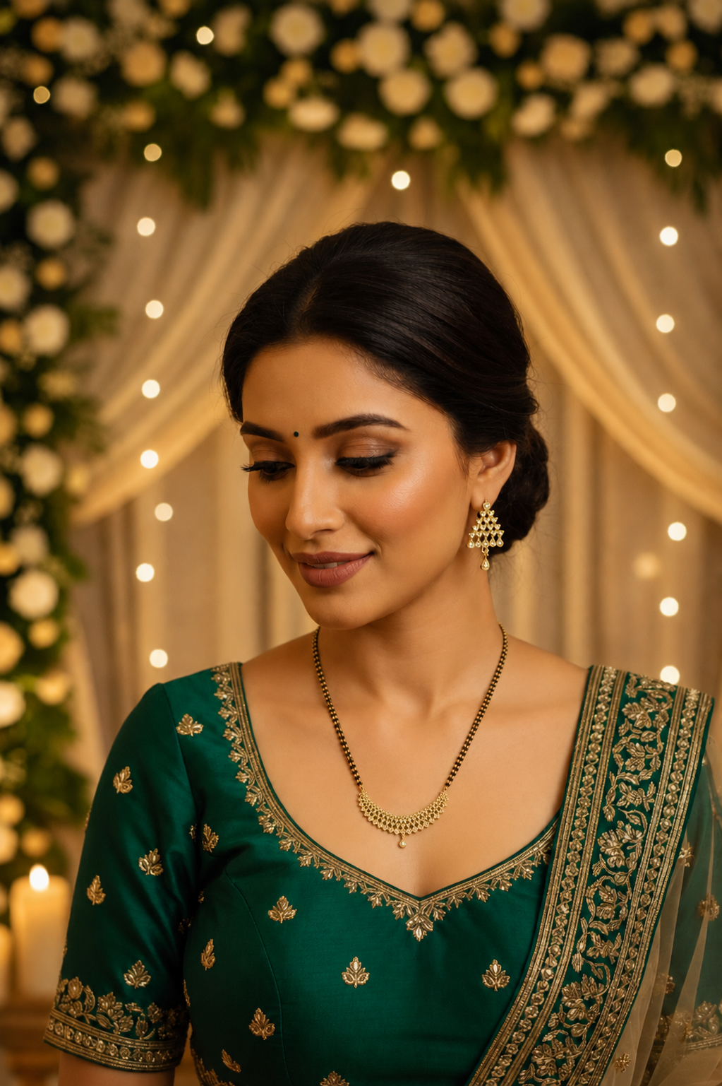 Celestine Diamond Mangalsutra