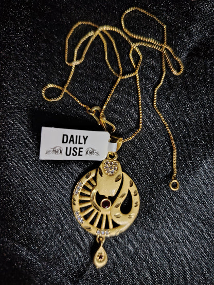 Round Pendant chain set