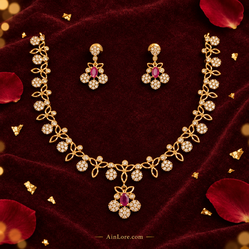 Ruby Diamond Set – Luxury Flatlay