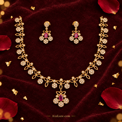 Ruby Diamond Set – Luxury Flatlay
