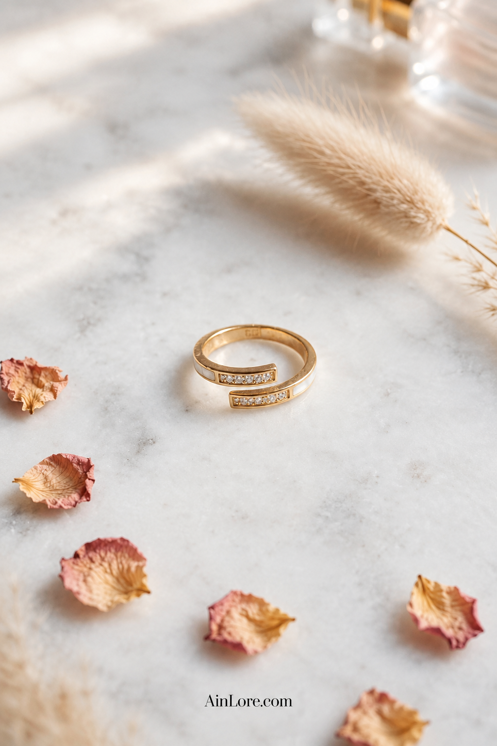 Watermarked ring on hand